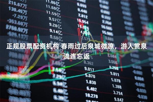 正规股票配资机构 春雨过后泉城微凉，游人赏泉流连忘返